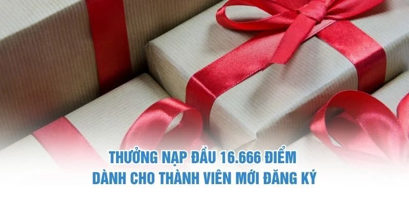 Thưởng nạp đầu 16,666 điểm