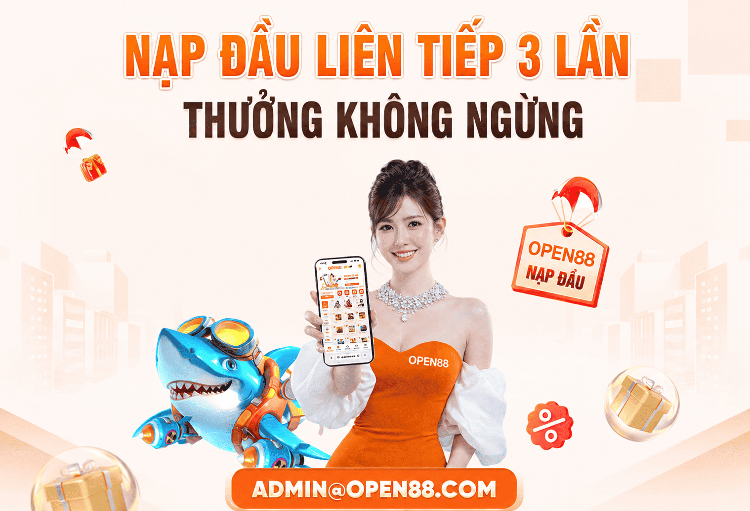 Nạp đầu tại OPEN88
